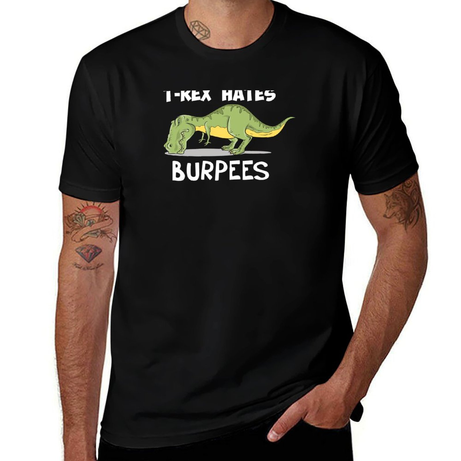 T-shirt T-Rex Hates Burpees, m - Crossfit Mayhem recensione e prezzo
